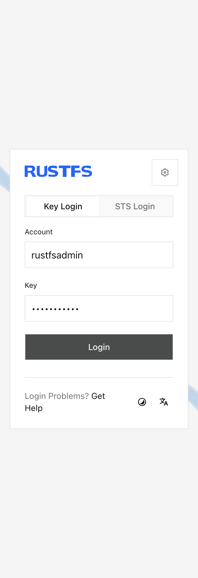 Console RustFS affichant la liste des compartiments avec le compartiment de sauvegarde my-bucket sélectionné